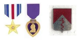 Medals awarded to PFC Guarnere
