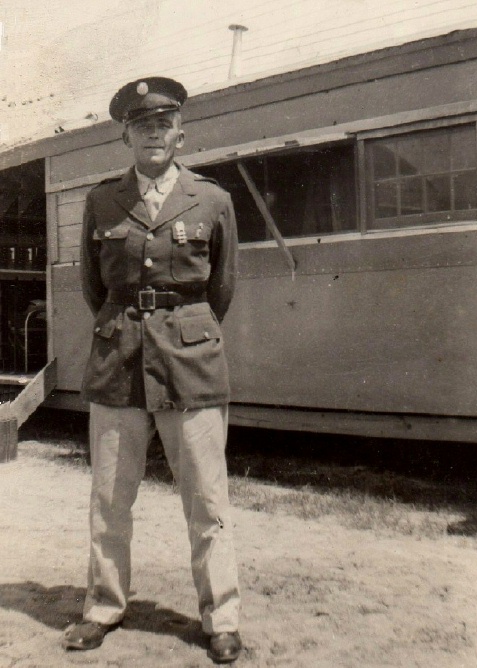 Private Henry Nesvacil at Camp Shelby