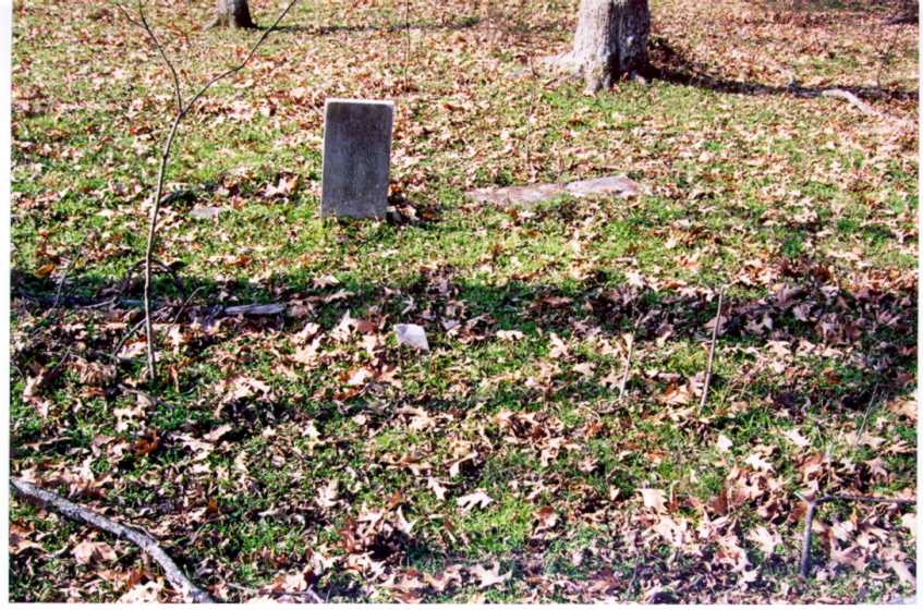 Emily Hill's Headstone before Restoration