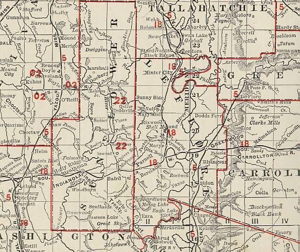 Map of 1895