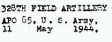 General Orders of 328FA